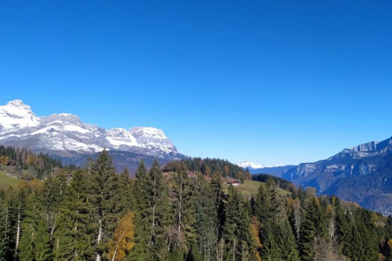 Studio Classified All Comfort View On Aravis Combloux Bagian luar foto